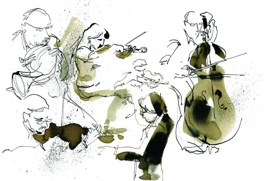 Illustrations musiciens cordes
