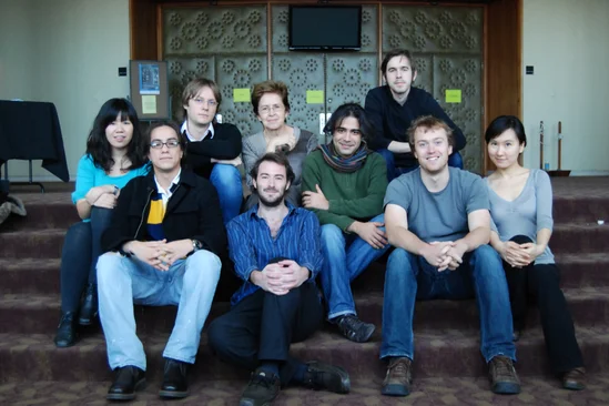 Photo de participants au FORUM international des jeunes compositeurs
