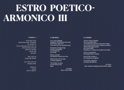 Couverture du poème Estro Poetico Armonico III